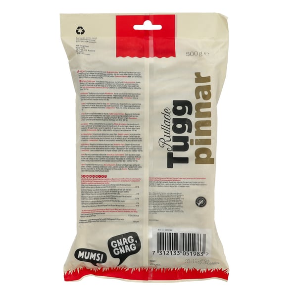 Tuggpinnar Rullade 100p Brun 12,5cm