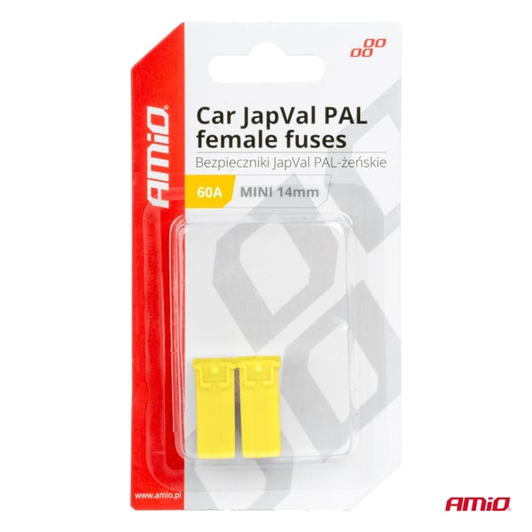 JAPVAL PAL hun-bilsikringer 2 stk. 60A AMIO-03440