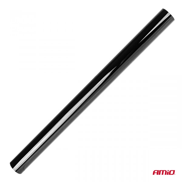Mørk sort vinduesfolie 0,5x3m 15% AMIO-01652