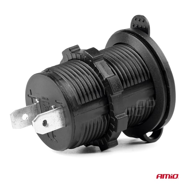 Ekstra indbygget stikkontakt 12V 24V MOD-01 AMIO-02851