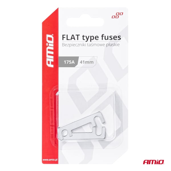 Litteät sulakkeet 2 kpl 41mm 175A AMIO-03496
