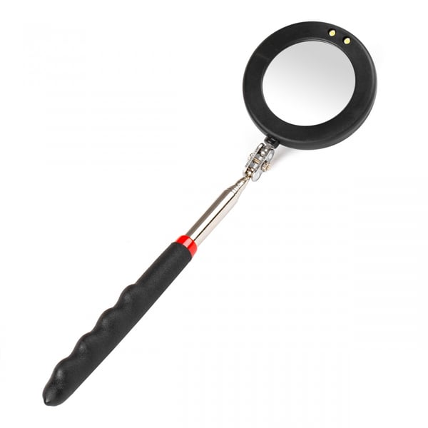 Teleskooppinen tarkastuspeili LED-lampulla AMIO-02840