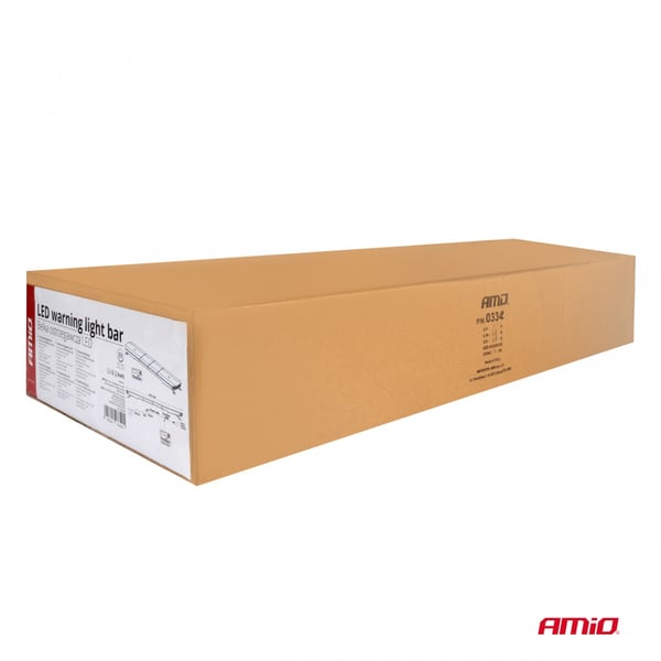 LED advarselsstråle 51 funktioner 96cm R65 R10 homologation 12-24V AMIO-03343