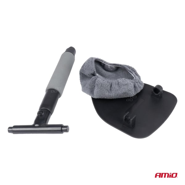 Teleskopisk trekantet vinduesvasker i mikrofiber AMIO-03858