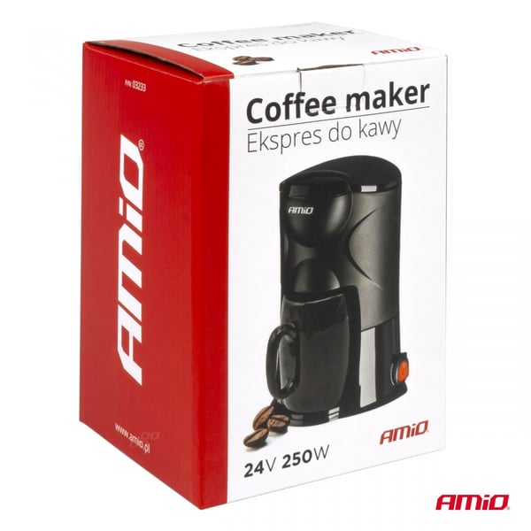 Bilkaffebryggare 24V TIR AMIO-03233