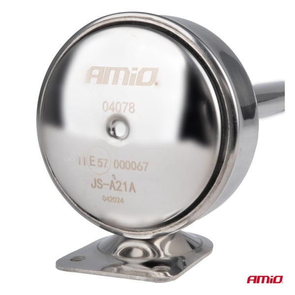 Torvifanfaari kromi 620 mm 12V 24V LowTone AMIO-04078