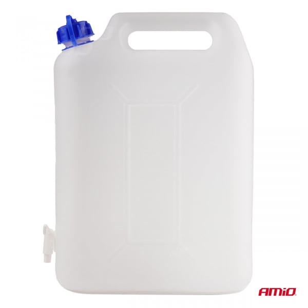 Plastik vandtankbeholder med hane 20L AMIO-03204