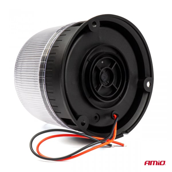 Vilkkuva varoitusvalo 24 LEDiä W25B 12V 24V AMIO-03341