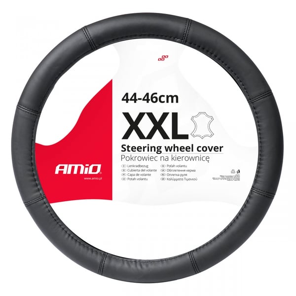 Læderratbetræk XXL 44-46cm SWC-48-XXL AMIO-03549