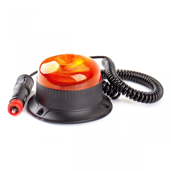 Mini vilkkuva varoitusvalo 18 LED magneetti R65 R10 12V 24V W21ml AMIO-02924