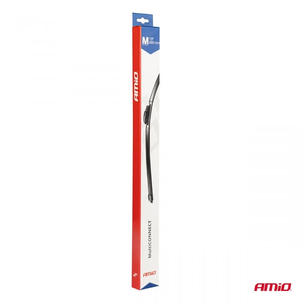 AMiO Multiconnect -pyyhkijänsulka 28" 700 mm 12 adapteria AMIO-01201