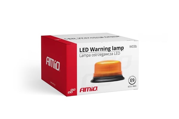 Blinkende advarselslampe med 36 LED-skruer R65 R10 12V 24V W03b AMIO-02296