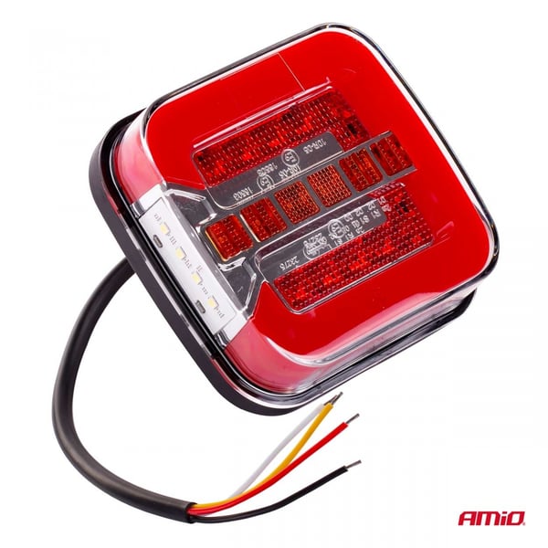 LED-bakljuskombination RCL-08-LR dynamisk vänster höger AMIO-02373