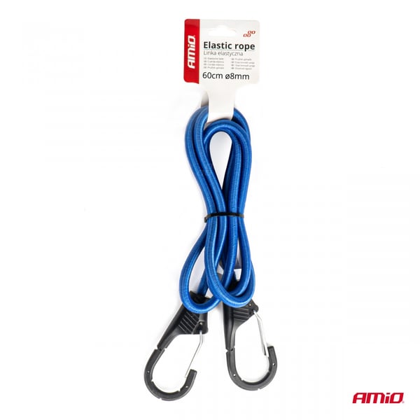 Elastiskt gummirep för att säkra bagage Ø8 mm 80 cm BSTRAP-20 AMIO-03373