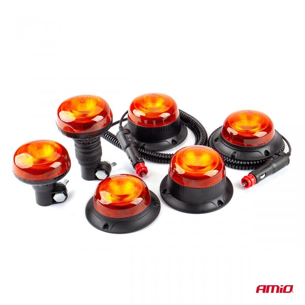 Mini vilkkuva varoitusvalo 18 LED magneetti matala R65 R10 12V 24V W21m AMIO-02925