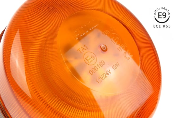 Blinkende advarselslampe med 36 LED-skruer R65 R10 12V 24V W03b AMIO-02296