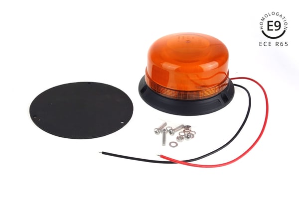 Blinkende advarselslampe med 36 LED-skruer R65 R10 12V 24V W03b AMIO-02296
