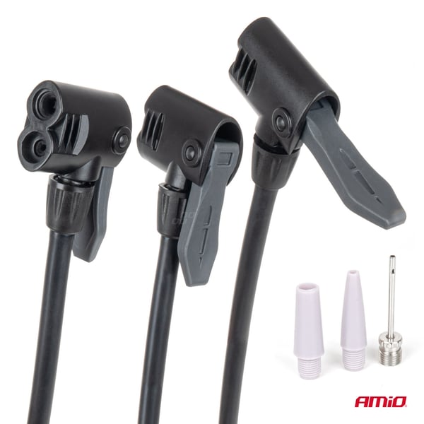 Handpump i metall med tryckmätare MINI PU08 AMIO-04343
