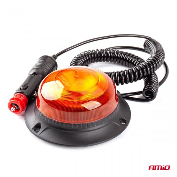 Mini vilkkuva varoitusvalo 18 LED magneetti matala R65 R10 12V 24V W21m AMIO-02925