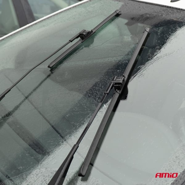 AMiO Multiconnect -pyyhkijänsulka 21" 530 mm 12 adapteria AMIO-01196