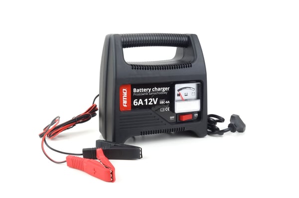 Akkulaturi tasasuuntaaja 6A 12V SBC-6A AMIO-02085