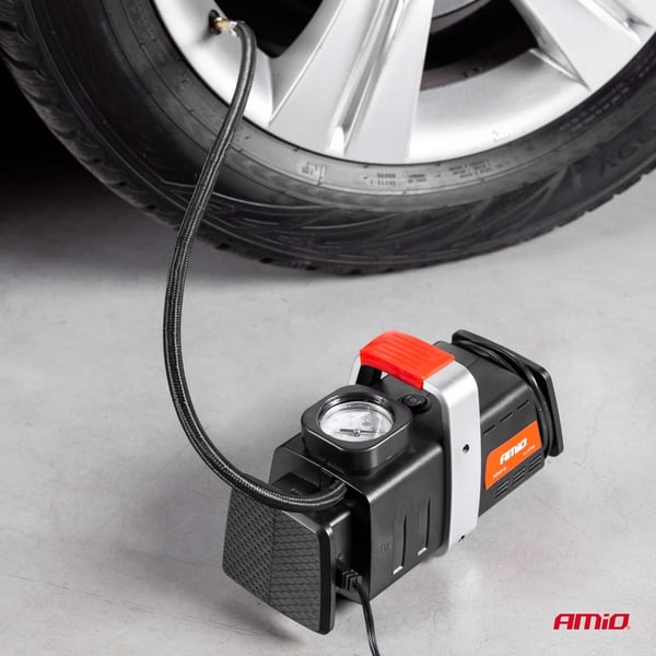 Auton kompressoripumppu 12V 230V ACOMP-02 AMIO-01134