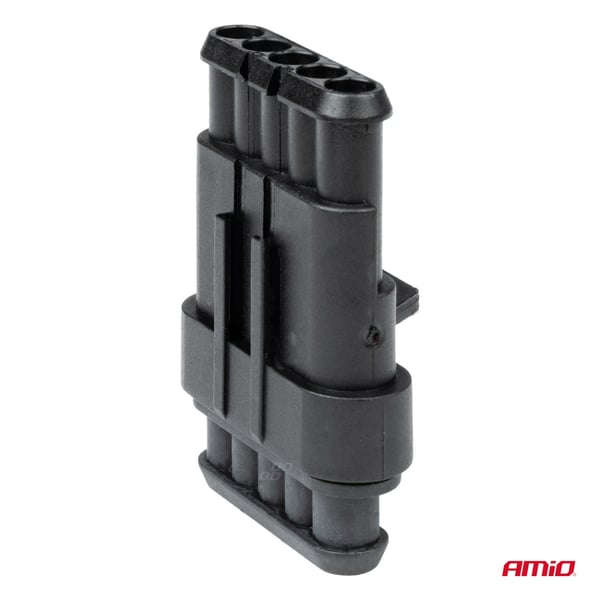 Stikforbindelse, hermetisk stik, superseal, 5-benet, AMIO-03521