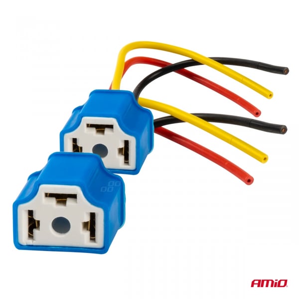 Keramiske terninger lige H4 fatningsstik AMIO-03052