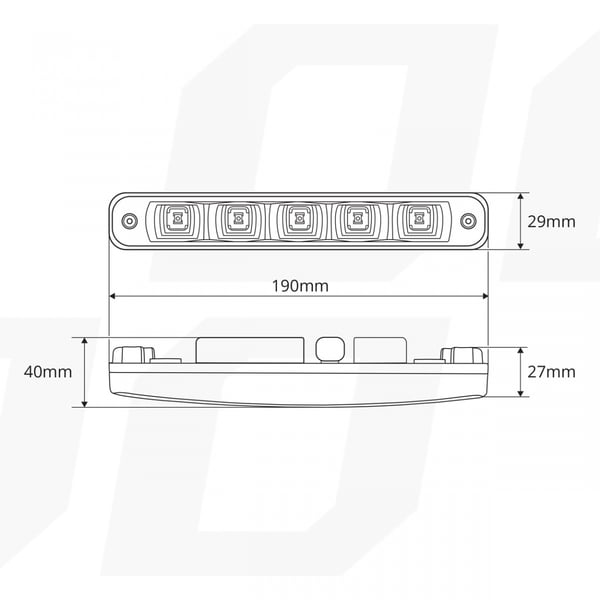 Kørelys DRL 507HK AMIO-01523