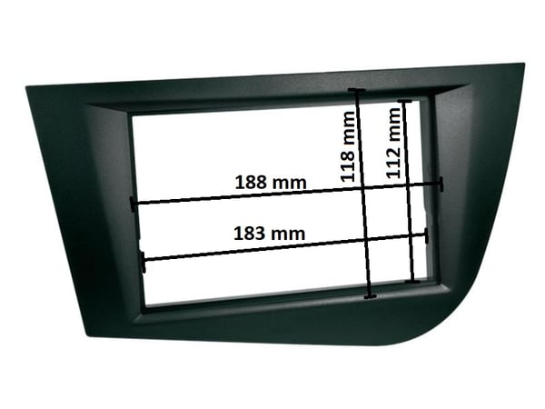 Radion kehys 2DIN Seat Leon 2005-2009 281328-55-0