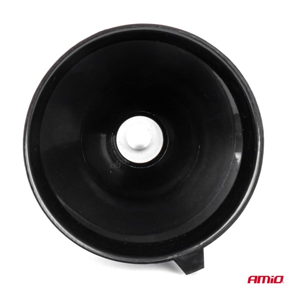 Svart plasttratt universal för bränsle, flytande vatten 19,5 cm AMIO-04046