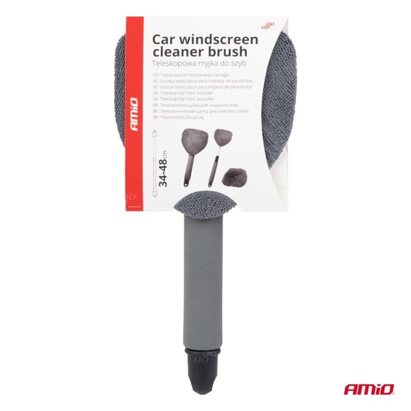 Teleskopisk trekantet vinduesvasker i mikrofiber AMIO-03858