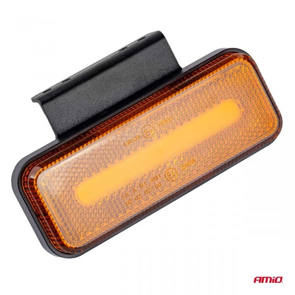 LED markeringslampe OM-02-O rektangulær orange AMIO-02376