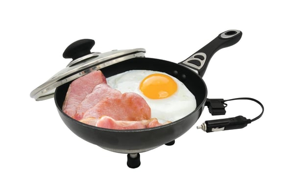 Sähköinen paistinpannu autoon 20 cm x 4 cm 150W 12V AMIO-02532