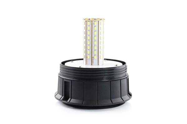 Blinkende advarselslampe 80 LED magnet R10 12V 24V W09M AMIO-01502