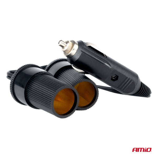 Bil cigarettænderstik splitter 12V 24V AMIO-03801