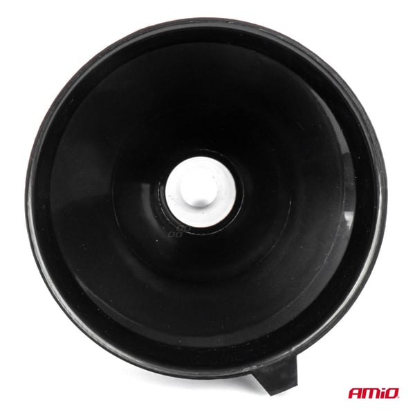Svart plasttratt universal för bränsle, flytande vatten 30 cm AMIO-04047