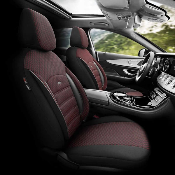 Auton istuinsuojasetti OTOM SPORT PLUS 103 BURGUNDY NZ