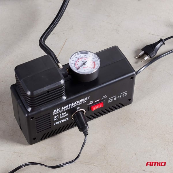 Auton kompressoripumppu 12V 230V ACOMP-13 AMIO-02188