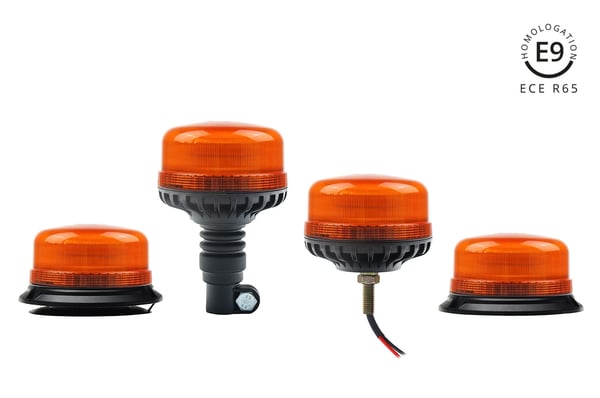 Blinkende advarselslampe med 36 LED-skruer R65 R10 12V 24V W03b AMIO-02296