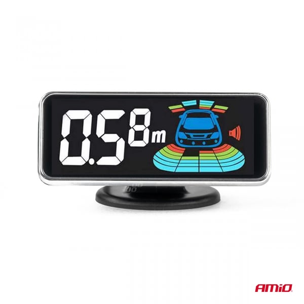 Peruutustutka-anturit, mustat sisävalot, LED 3D, AMIO-03190