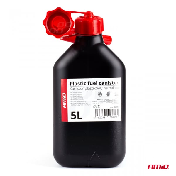 Muovikanisteri, musta 5L AMiO-02887
