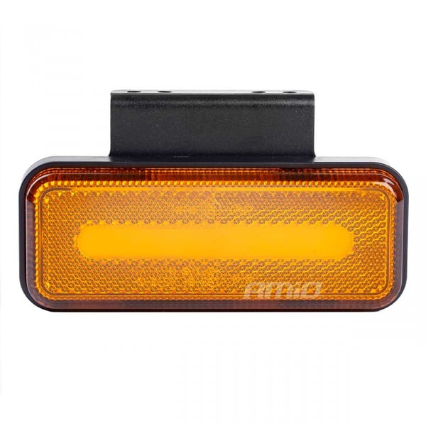 LED markeringslampe OM-02-O rektangulær orange AMIO-02376