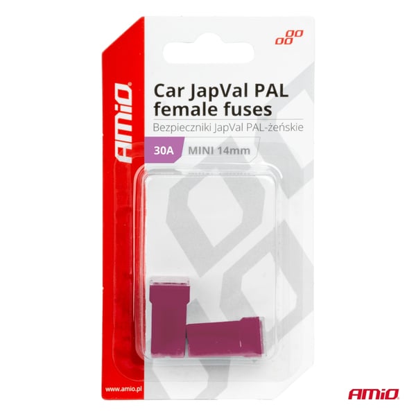 JAPVAL PAL hun-bilsikringer 2 stk. 30A AMIO-03437
