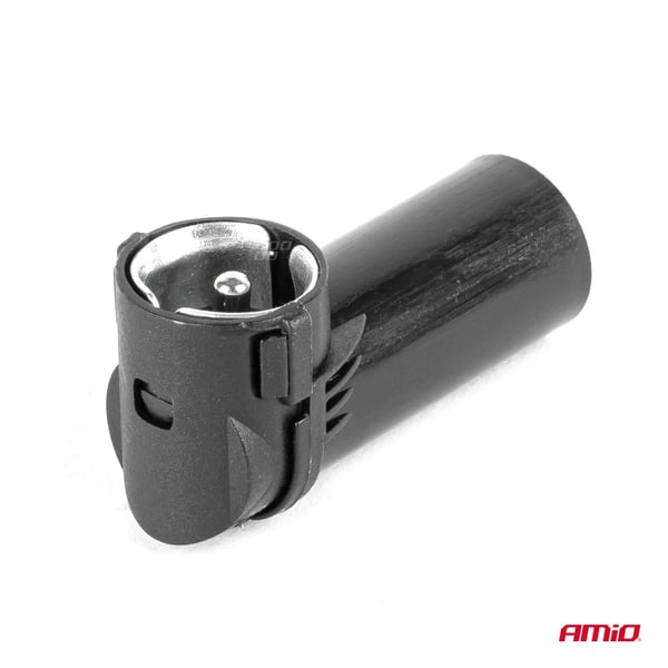 Antennisovittimen supistus DIN ISO -pistoke kulmaliitin AMIO-03968