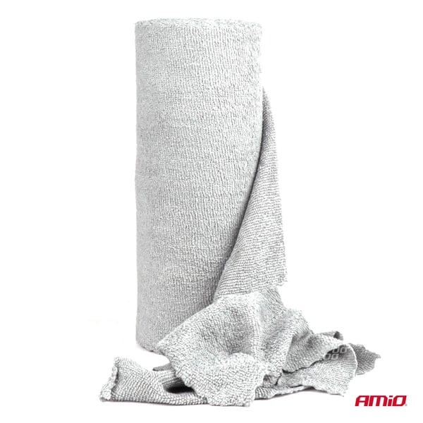 Mikrokuitupyyhkeet rullassa 30x30 cm 50 kpl 120g AMIO-03974