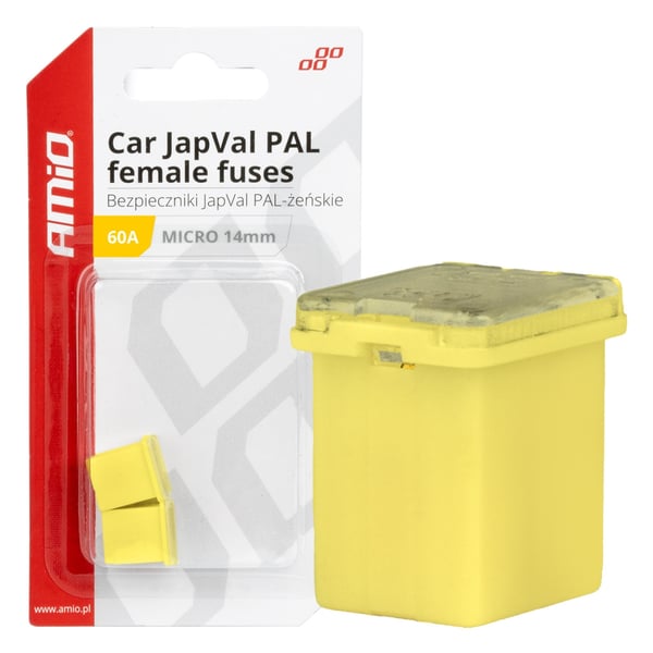 JAPVAL PAL hun-bilsikringer 2 stk. 60A AMIO-03456