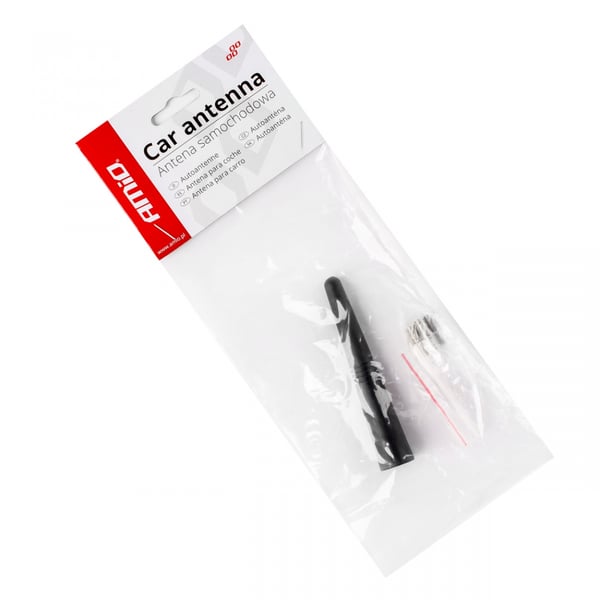Auton antennimasto 9 cm, kolmella adapterilla 5/6/7 mm ANTM09 AMIO-01509