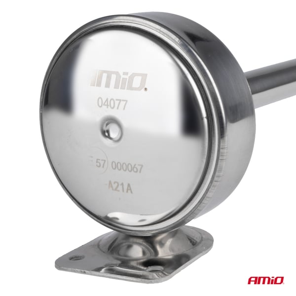 Äänimerkkiäänimerkki kromi 520 mm 12V 24V HighTone AMIO-04077