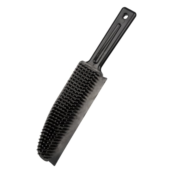 Møbelbørste med gummiskraber 25 cm AMIO-04034